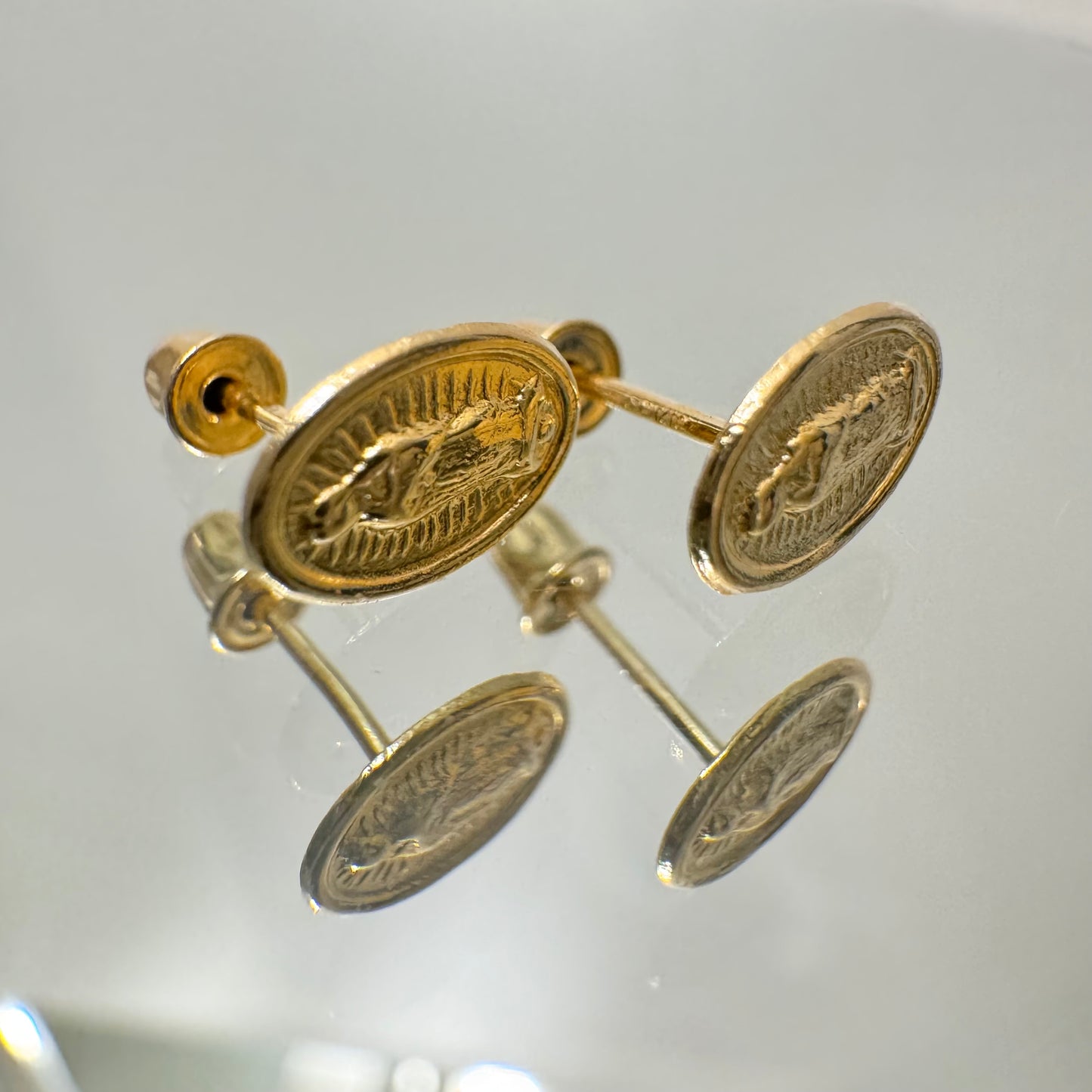 Small Guadalupe Oval Earrings