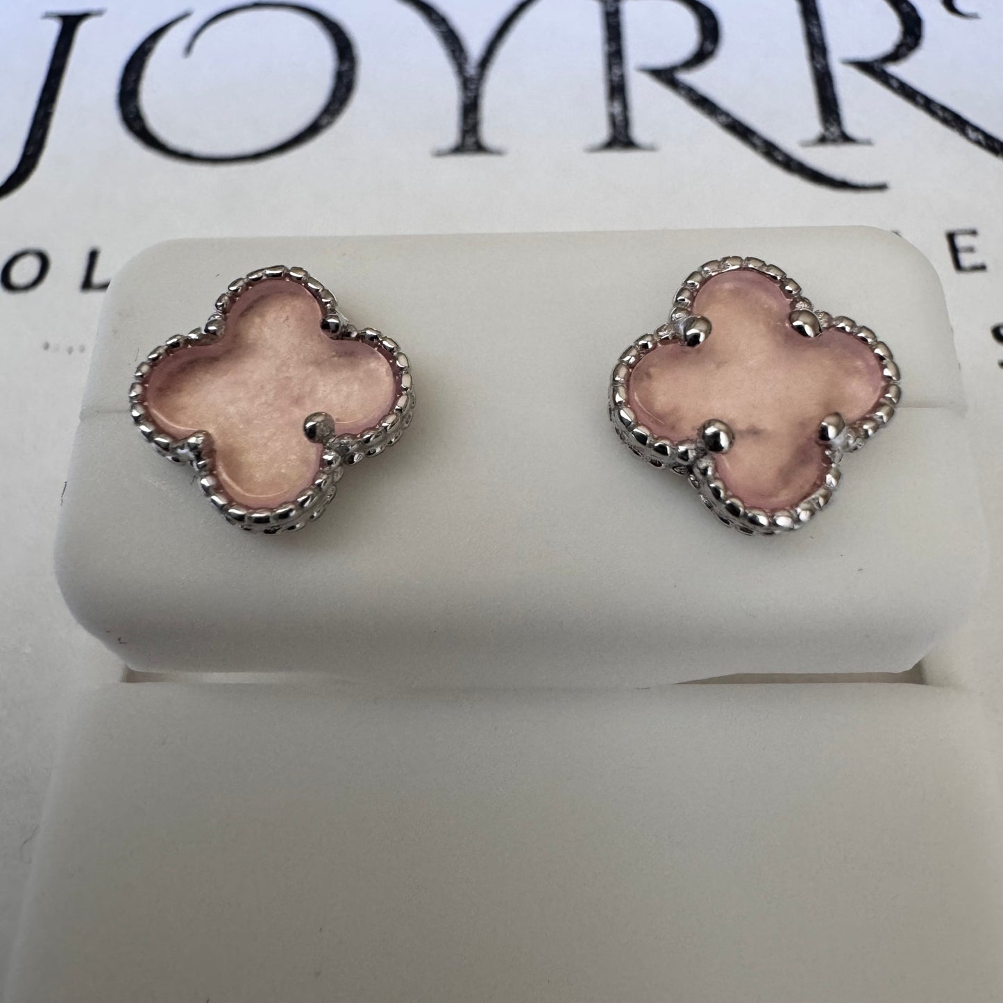 Small Lucky Clover Earrings 8mm