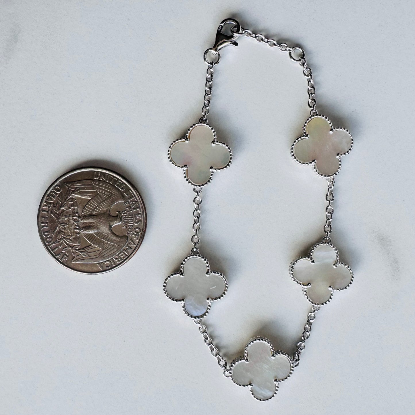 Bracelet Lucky Clover Large 14mm x 7.5”