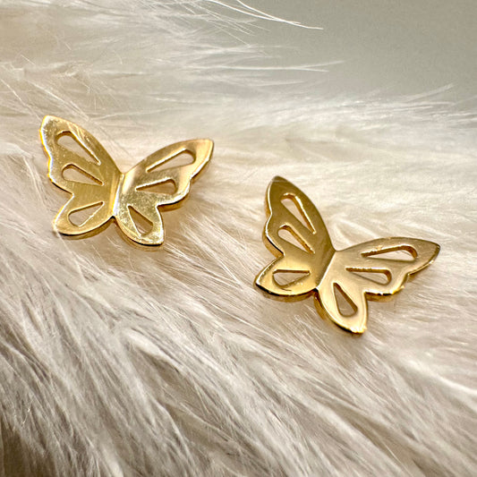 Wings up butterfly earrings