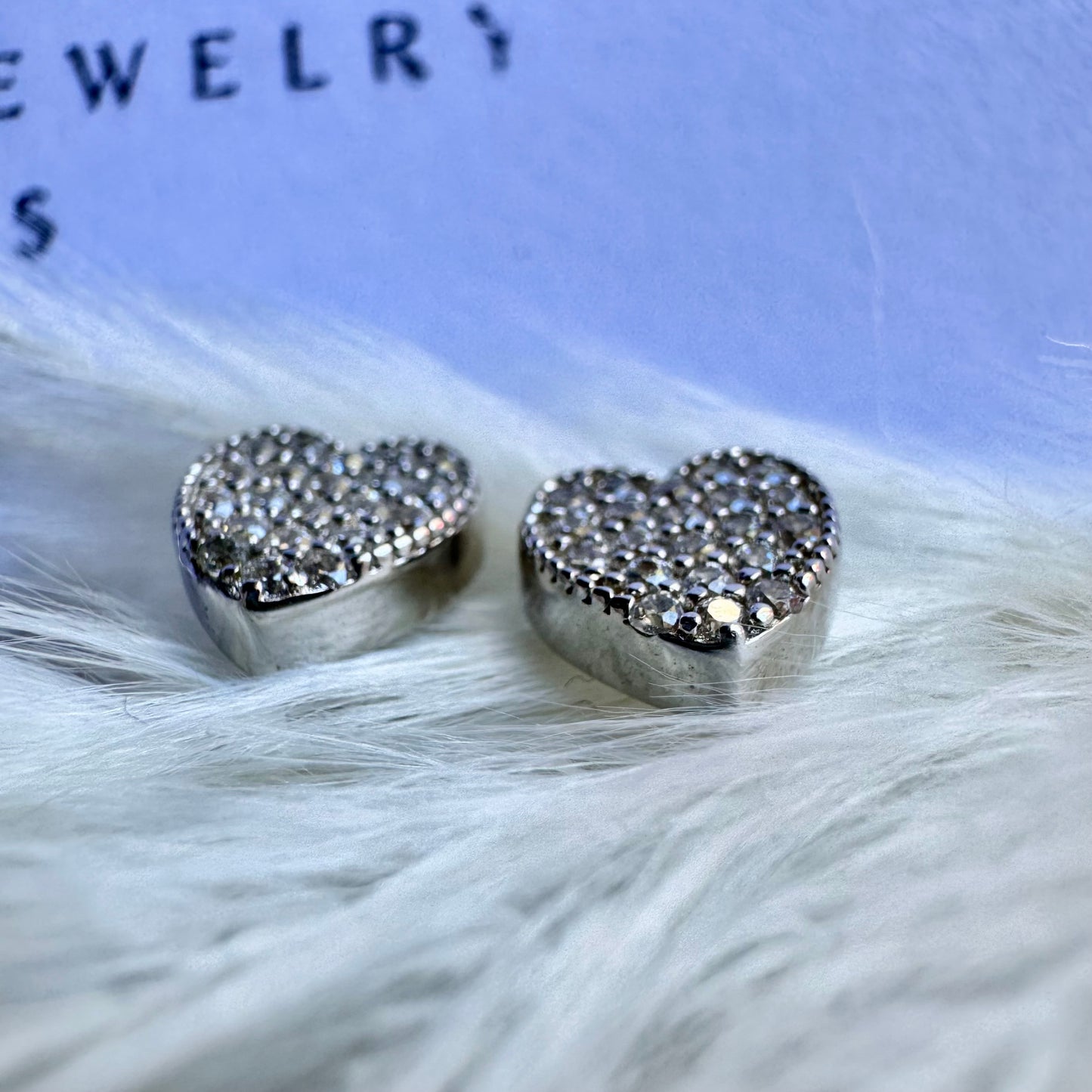 Heart studded Earrings