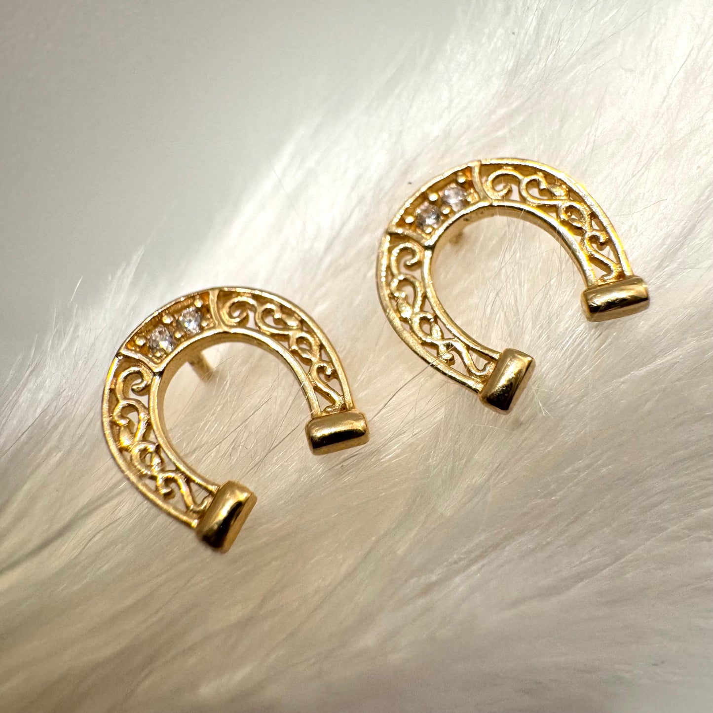 Small Horseshoe Earring