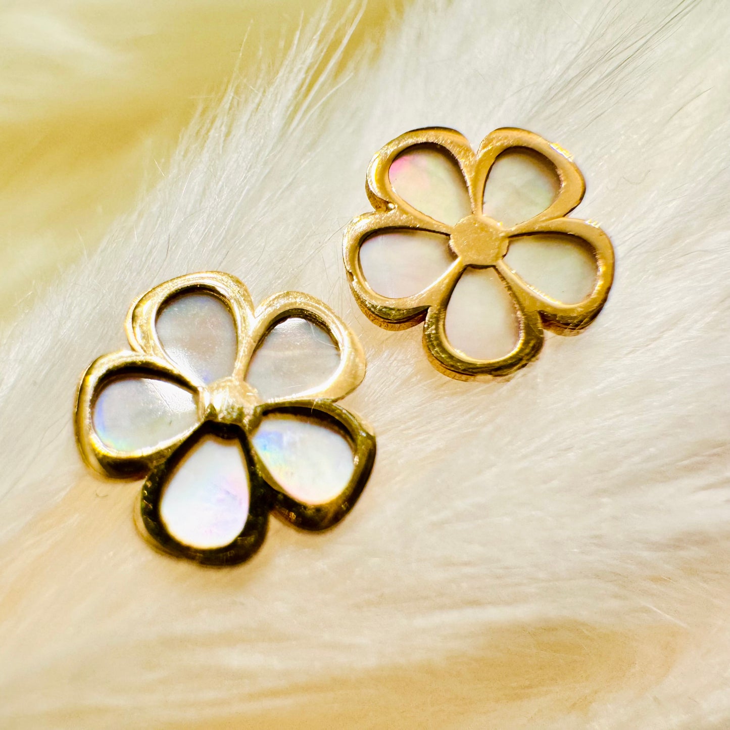 Dainty Love Flower Earrings