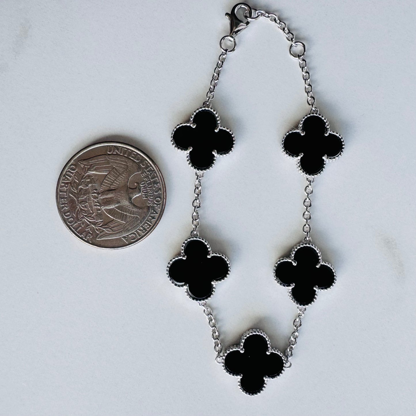 Bracelet Lucky Clover Large 14mm x 7.5”