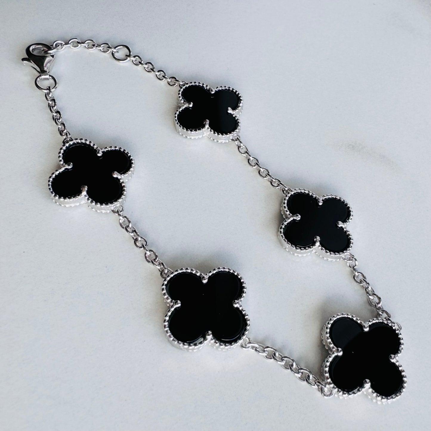 Bracelet Lucky Clover Large 14mm x 7.5”