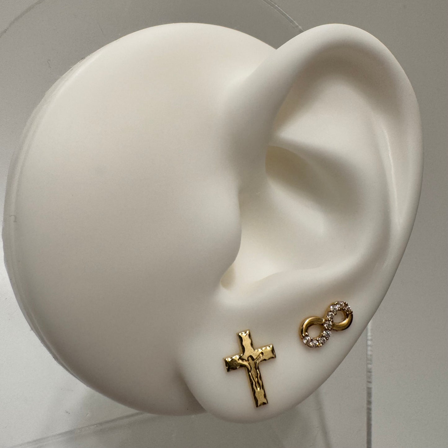 Cross Flat J1 Earrings