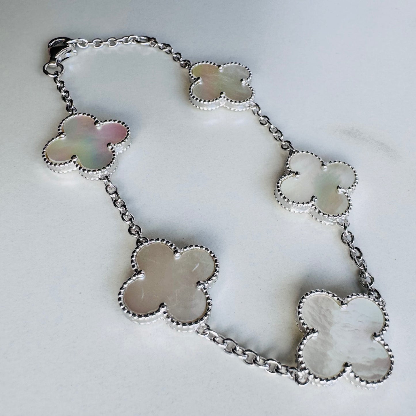 Bracelet Lucky Clover Large 14mm x 7.5”