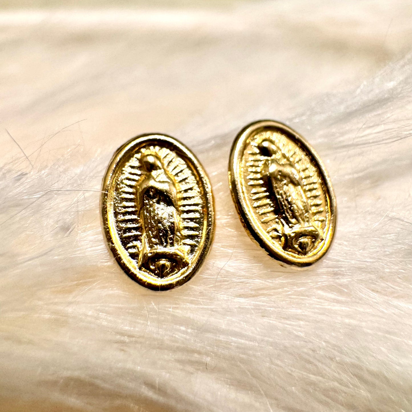 Small Guadalupe Oval Earrings