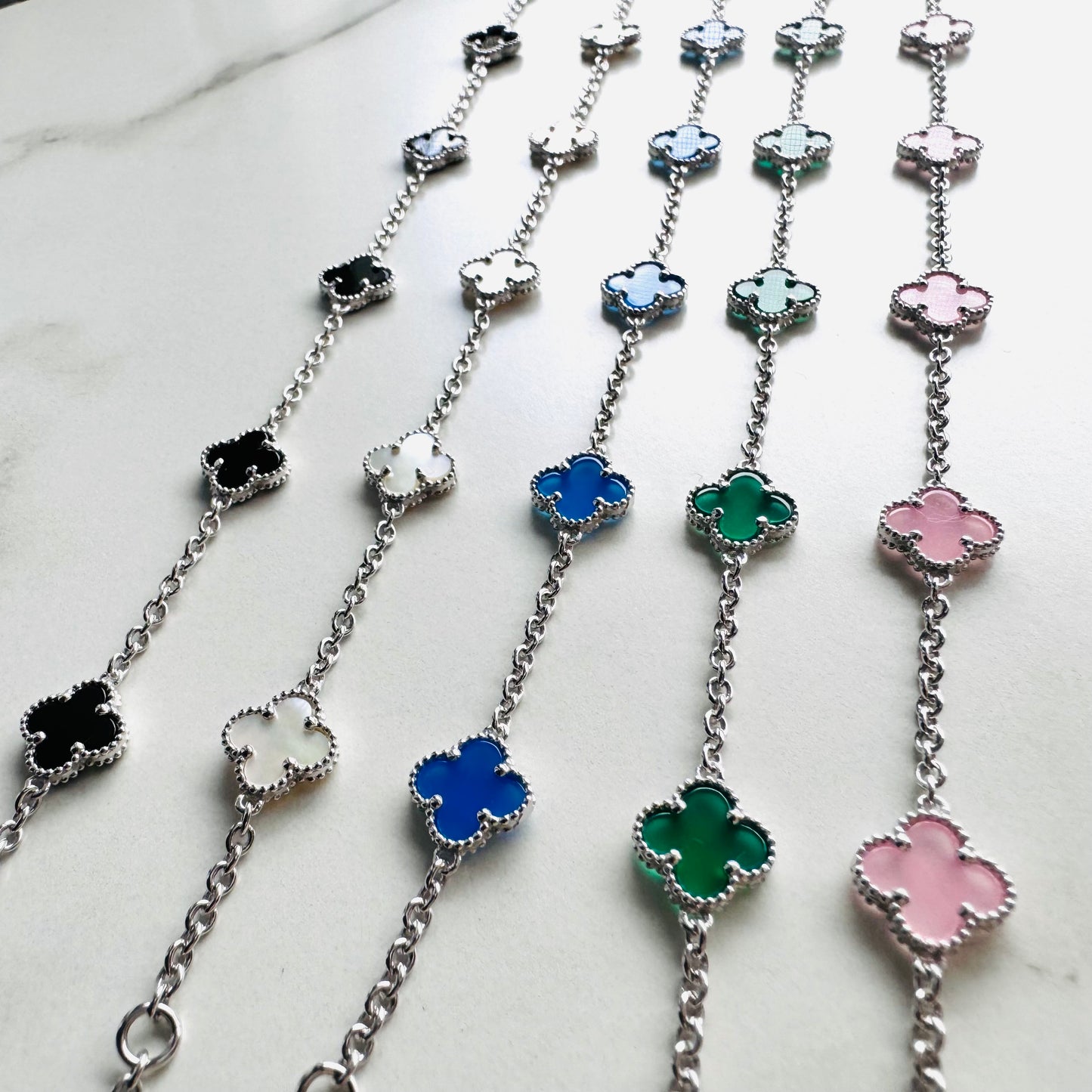 Bracelet Lucky Clover Small 9mm x 7.5”