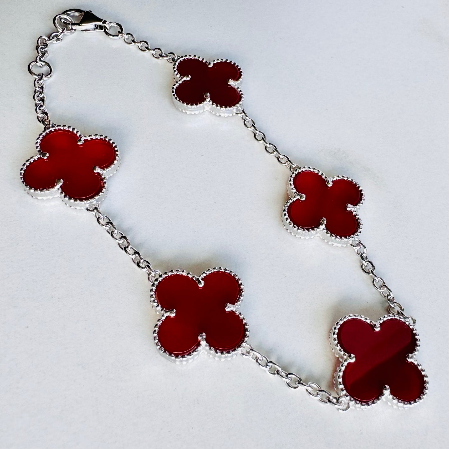 Bracelet Lucky Clover Large 14mm x 7.5”